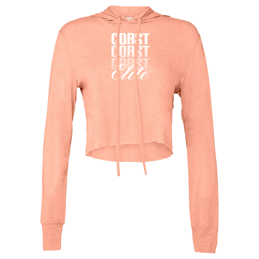 Ladies Coast Crop Long Sleeve Tee