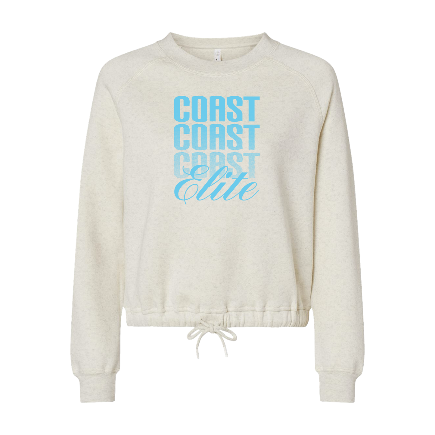Ladies Drawstring Crewneck Sweatshirt