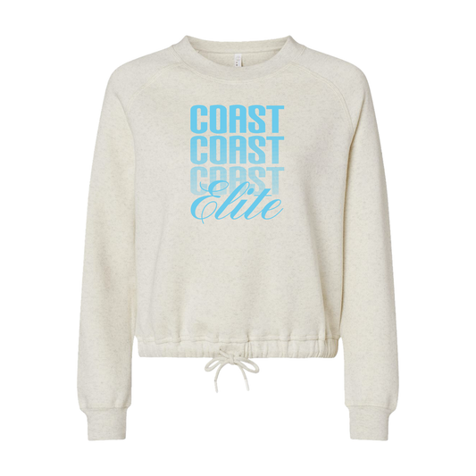 Ladies Drawstring Crewneck Sweatshirt