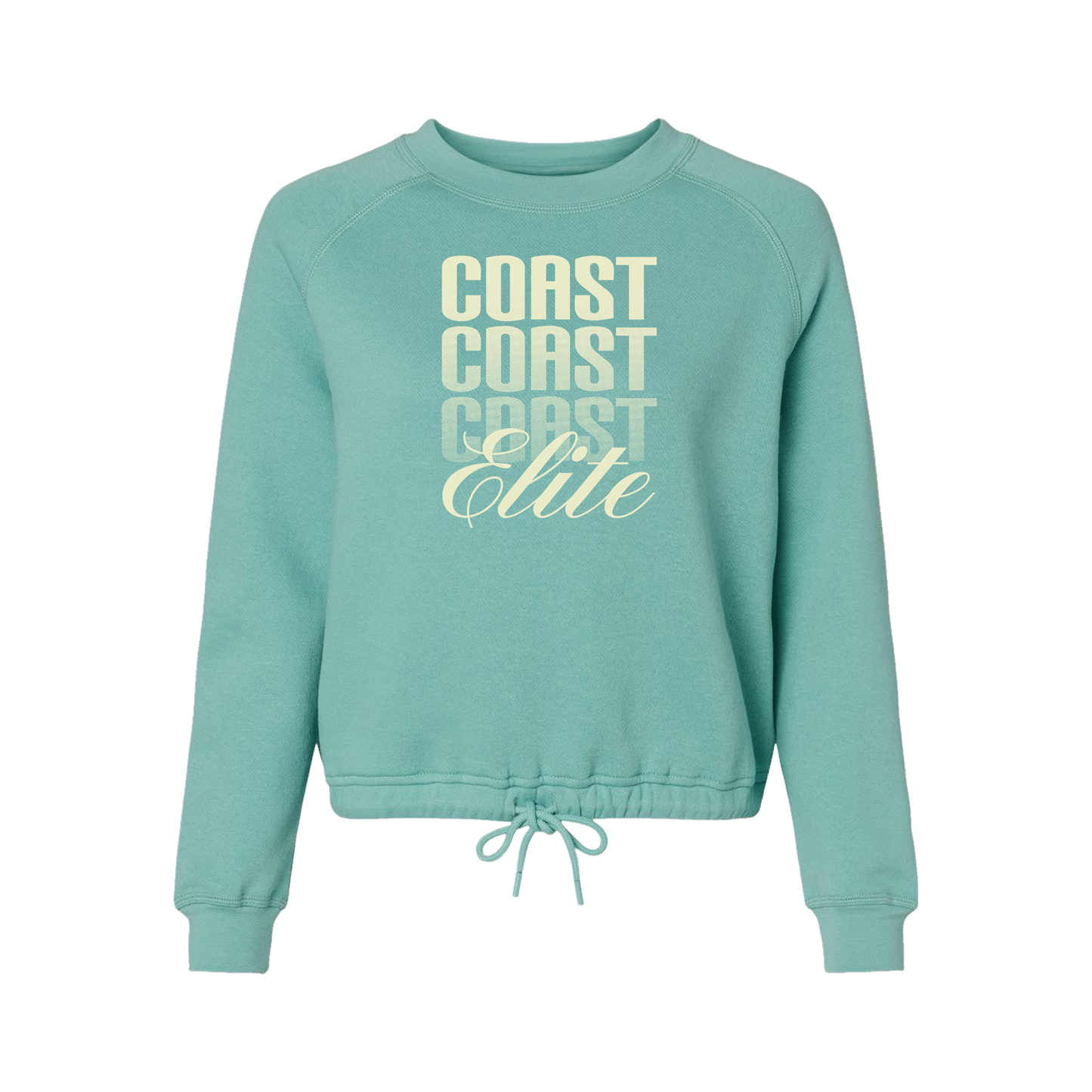 Ladies Drawstring Crewneck Sweatshirt