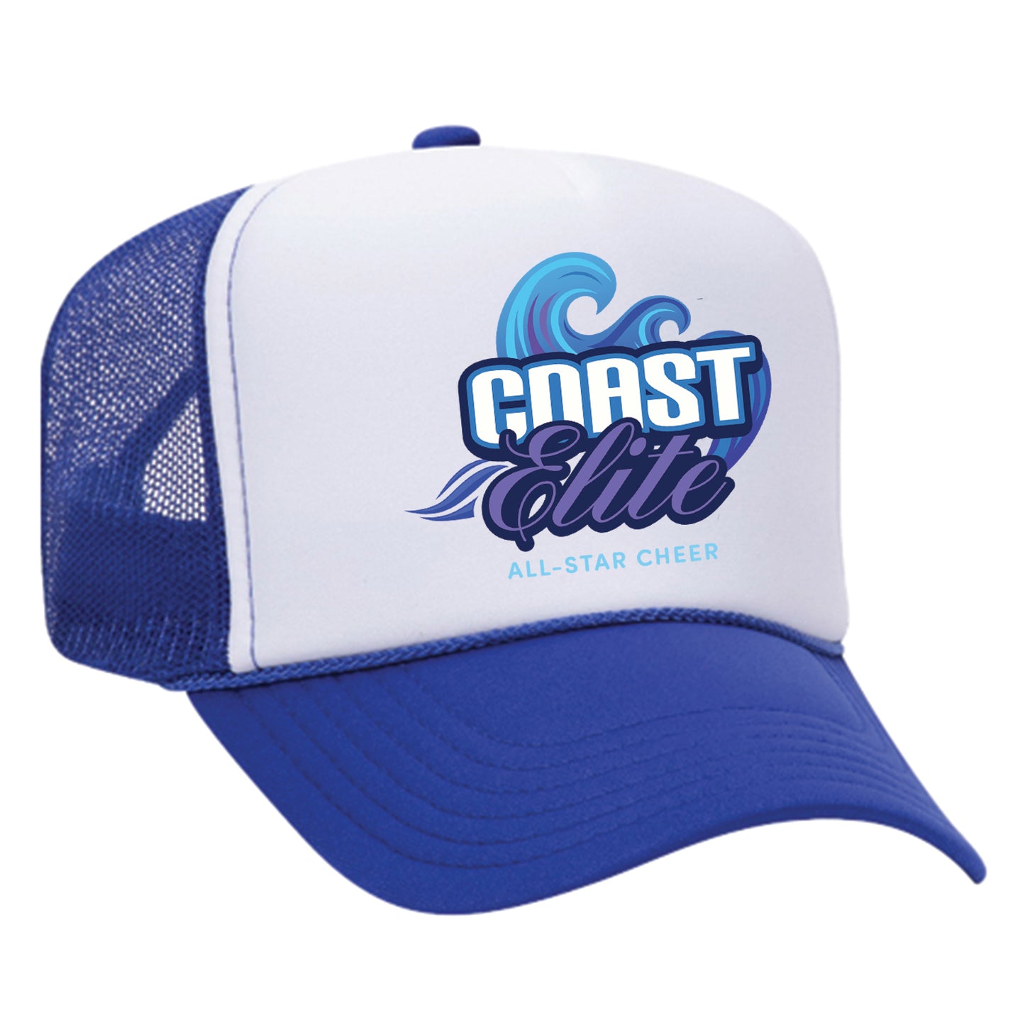 Royal/White Foam Trucker Hat